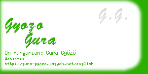 gyozo gura business card